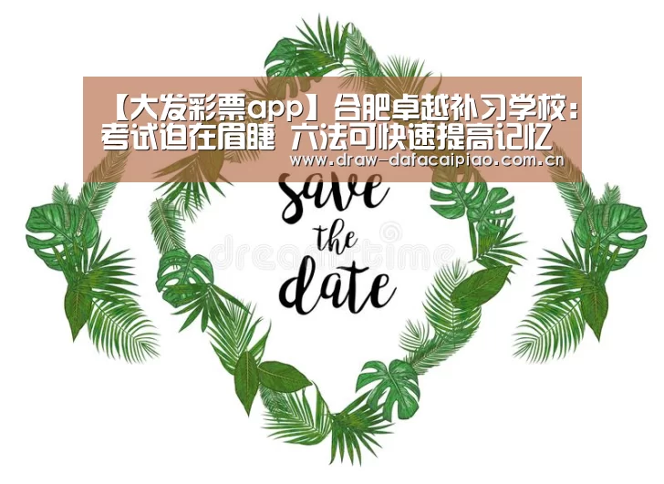【大发彩票app】合肥卓越补习学校:考试迫在眉睫 六法可快速提高记忆力(图3) 大发彩票app